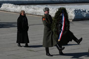 возложение венков Президентом Республики Чили М.Бачелет